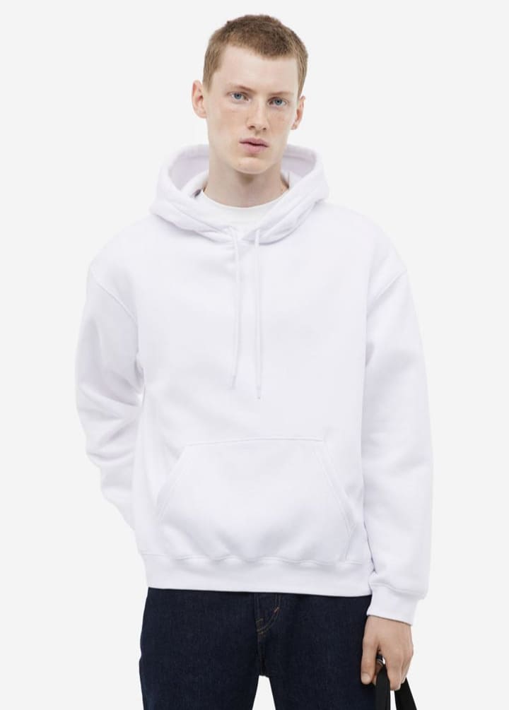 White hoodie