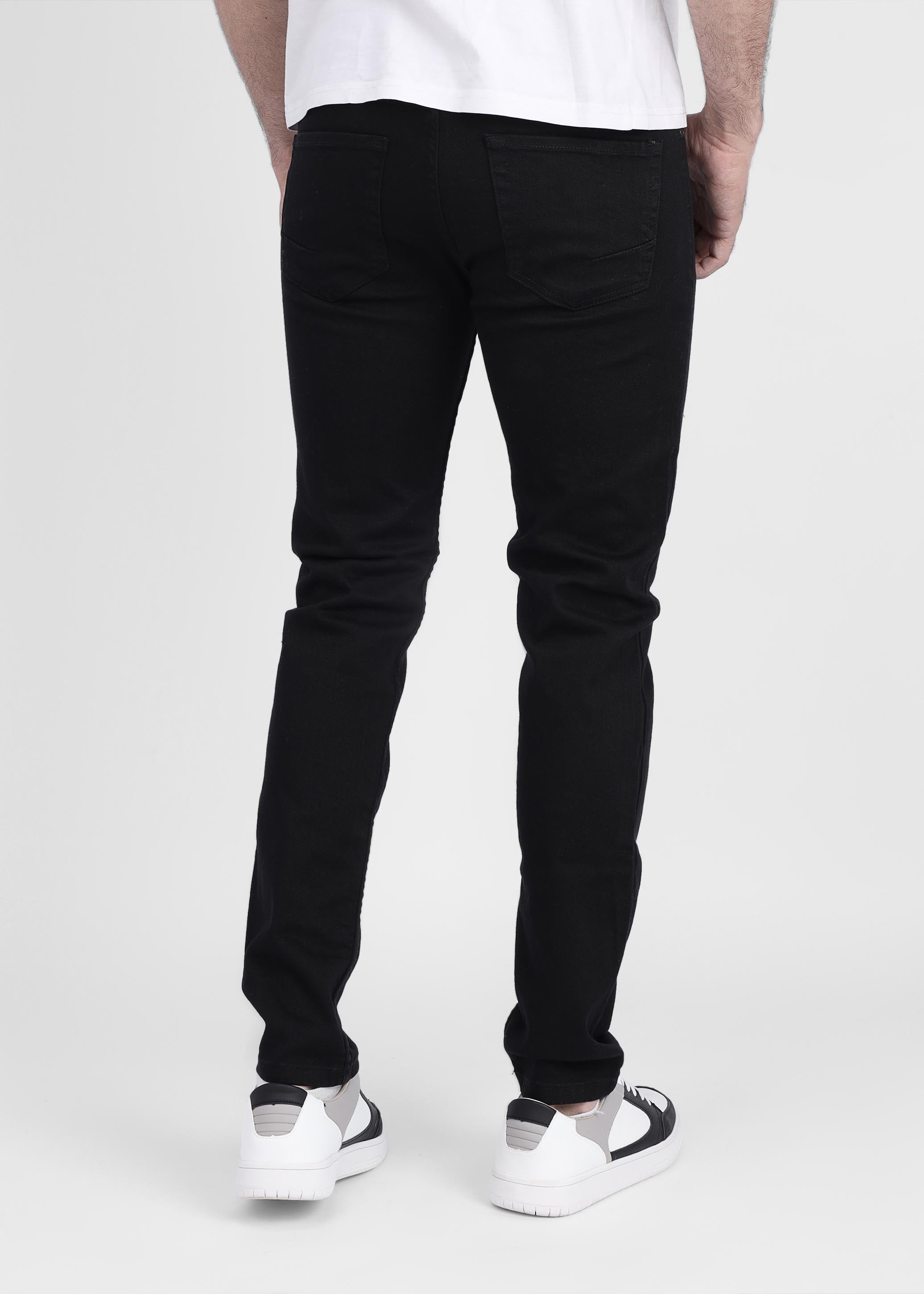 Black Denim Slim Fit Pant
