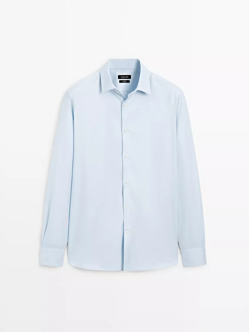 Slim Fit Cotton Oxford Shirt